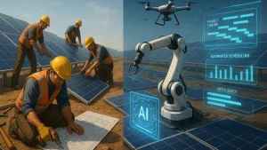 Predictive solar maintenance, solar installer technology, AI solar systems