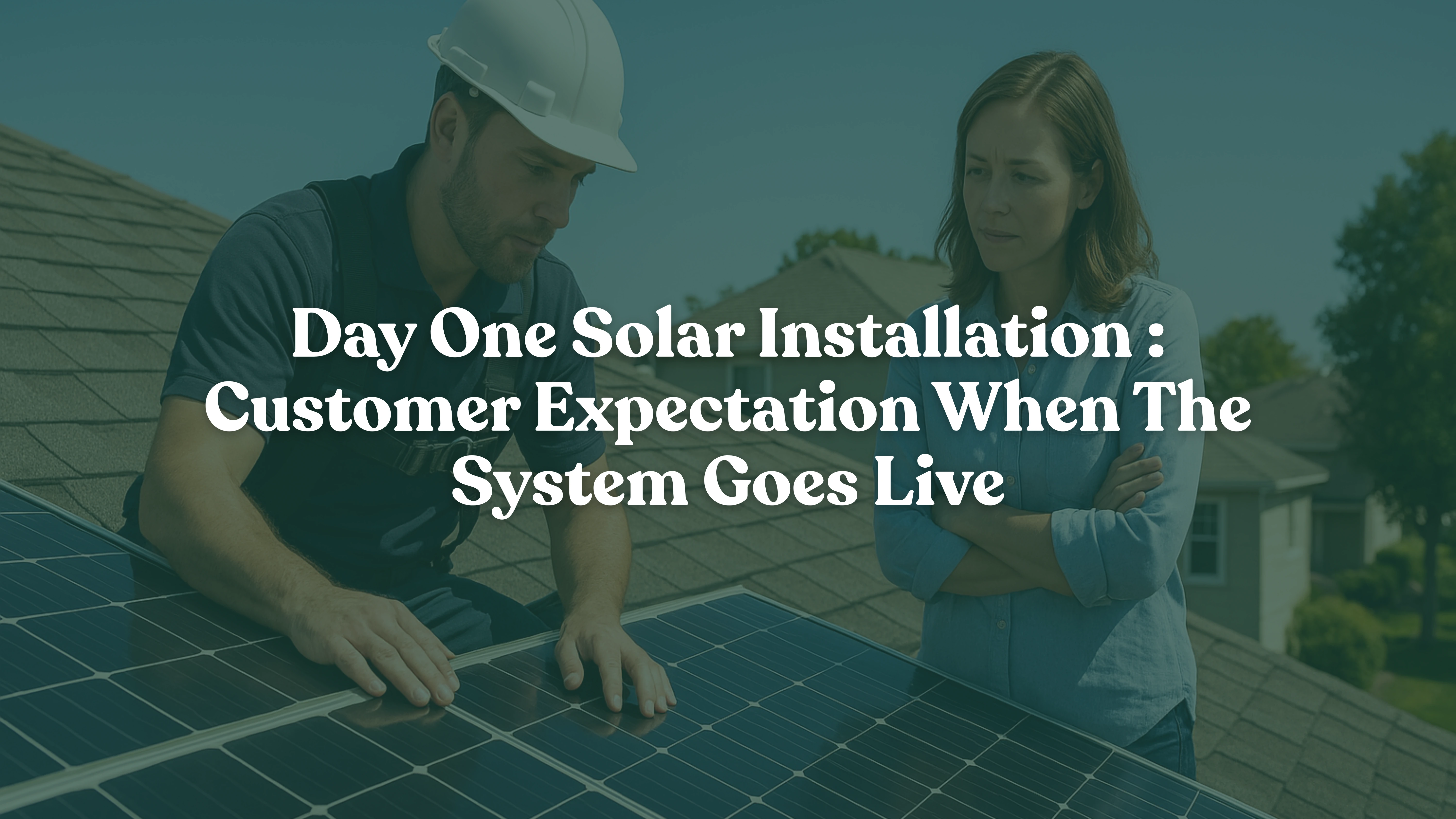 Day One of Solar: What Customers Should Expect When the System Goes Live