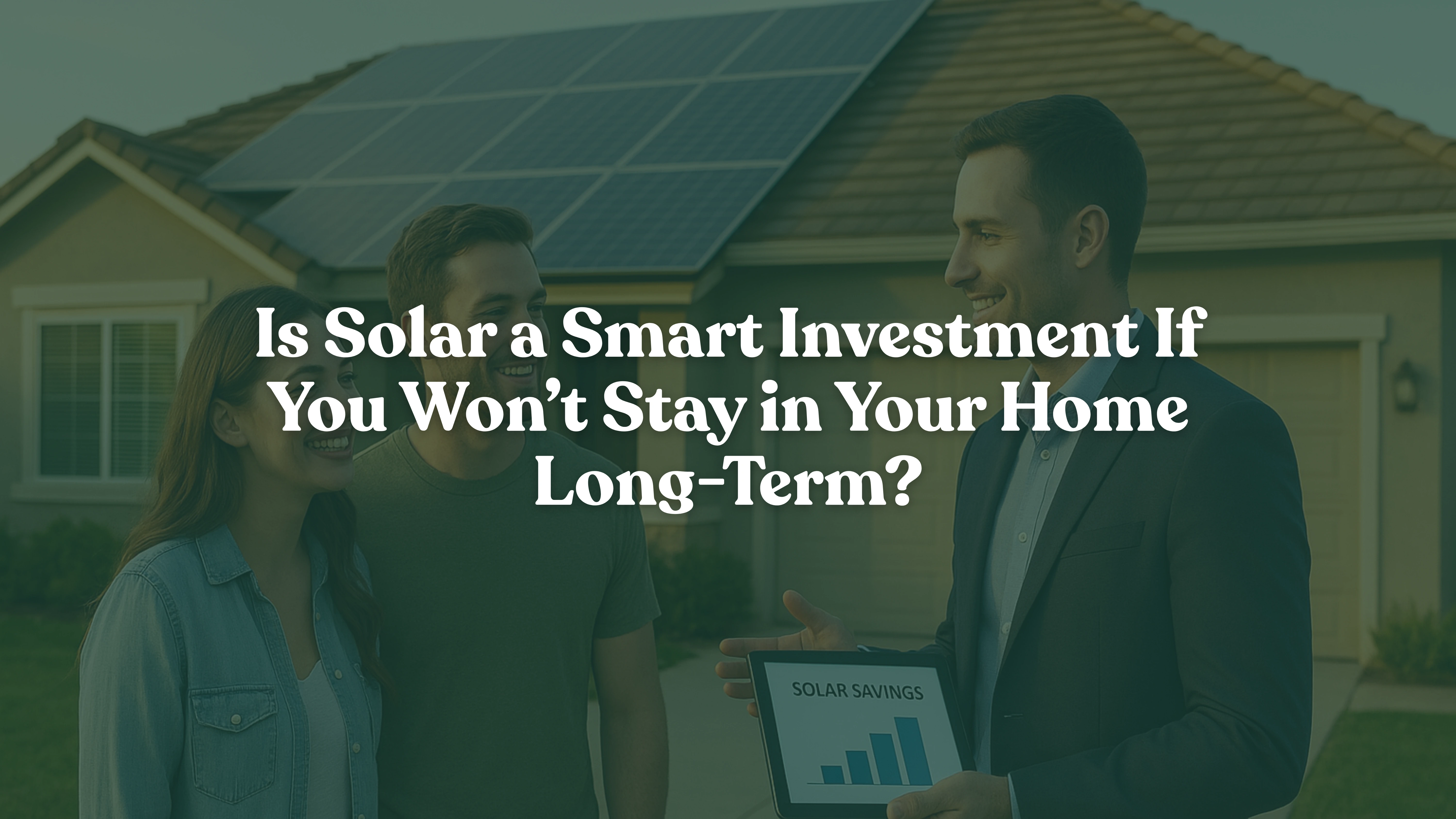 Is Investing in Solar Worth It if You're Not Planning to Stay in Your Home Long-Term?