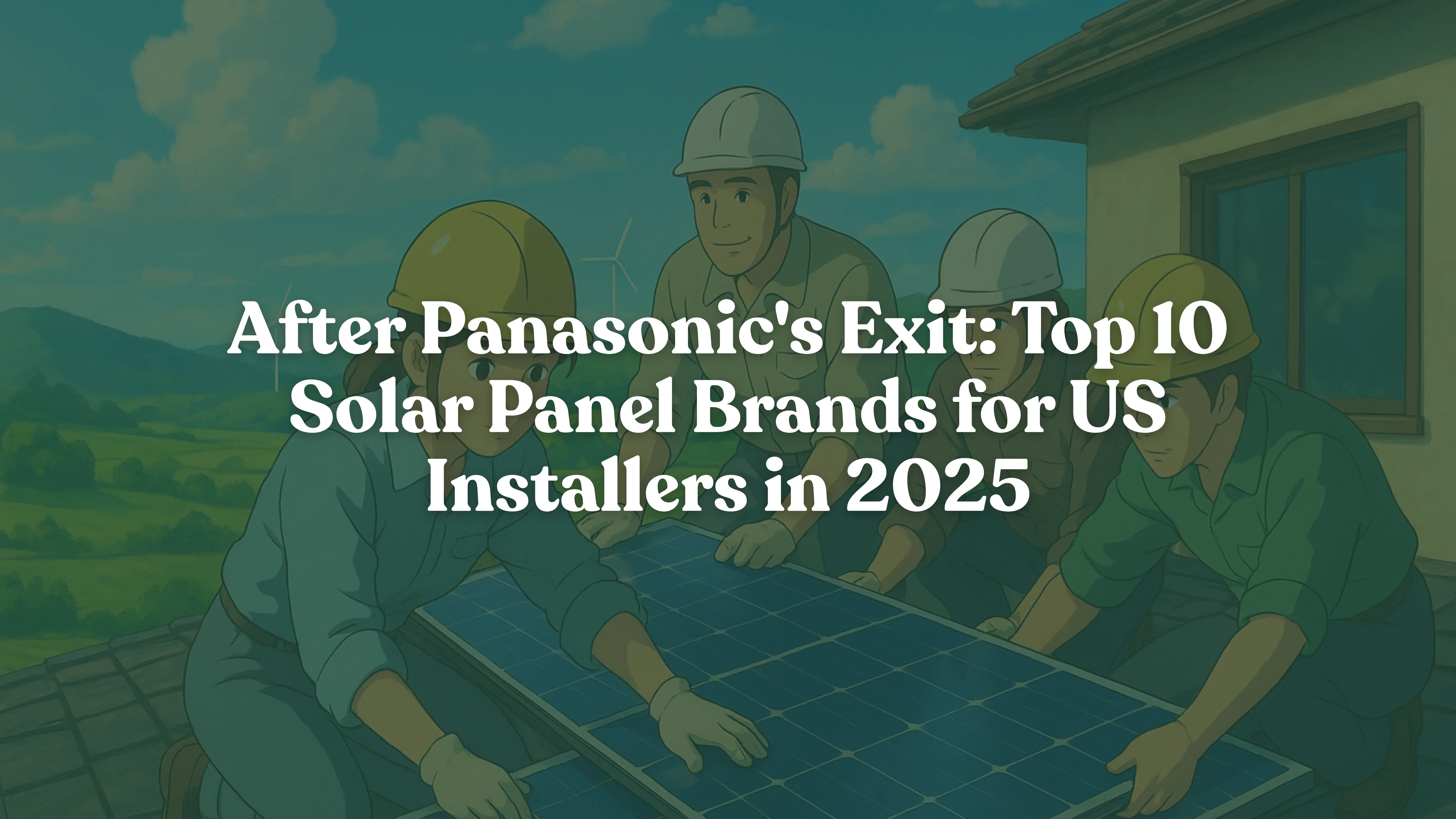 Top Solar Panel Brands for US Installers: Your Complete 2025 Guide After Panasonic's Exit
