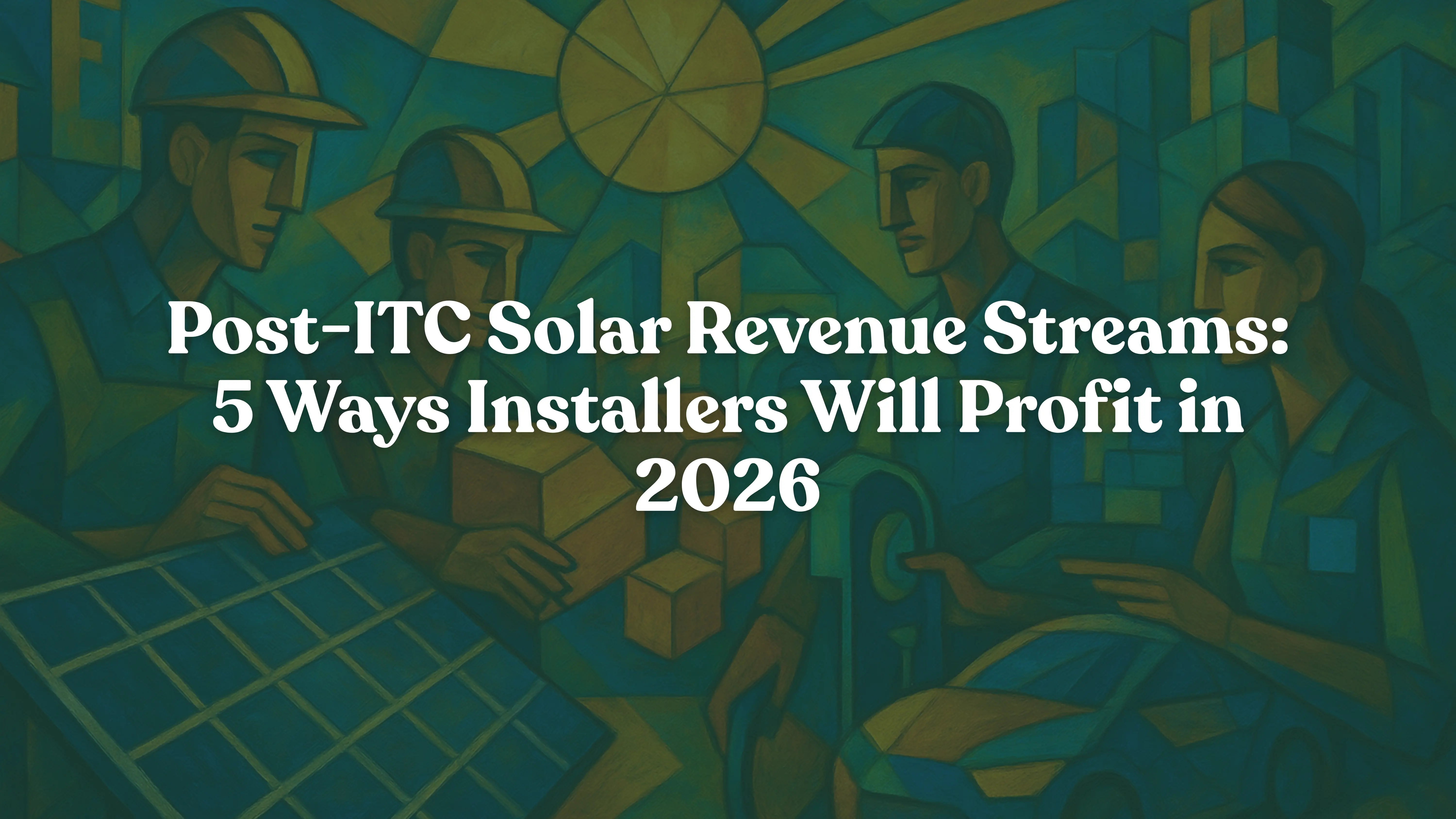 post-ITC solar revenue streams, solar installer business opportunities 2026, how to grow solar installation business after ITC, solar installer revenue after tax credit ends