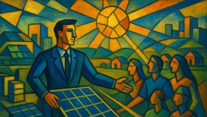 Community solar project representing long-term post-ITC solar revenue streams