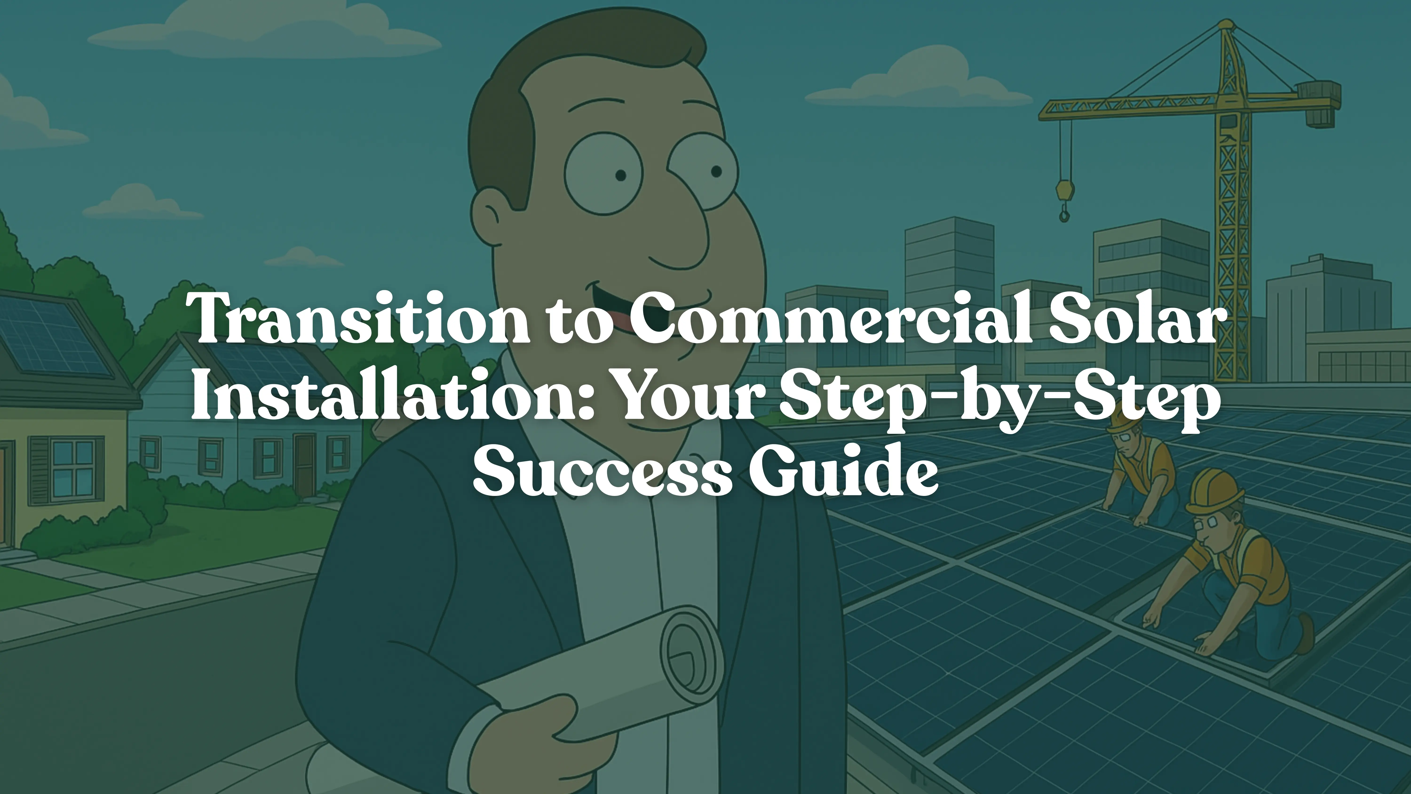 transition to commercial solar, residential to commercial solar