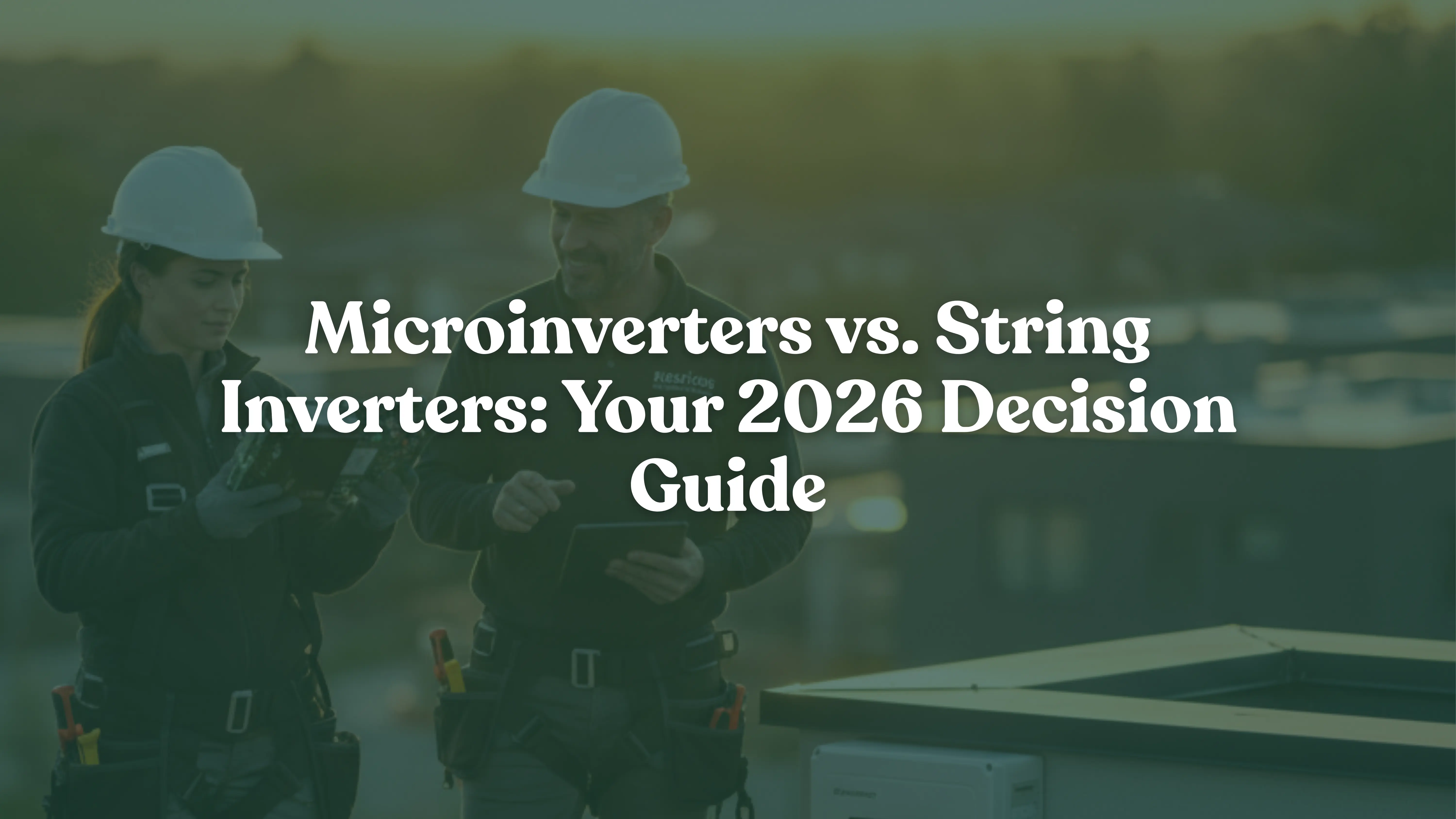 Microinverters vs string inverters: Compare costs, failure rates, NEC 2023 compliance, and performance. Expert decision framework for solar installers choosing the right inverter in 2026.