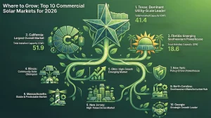 Top 10 Commercial Solar Markets for 2026