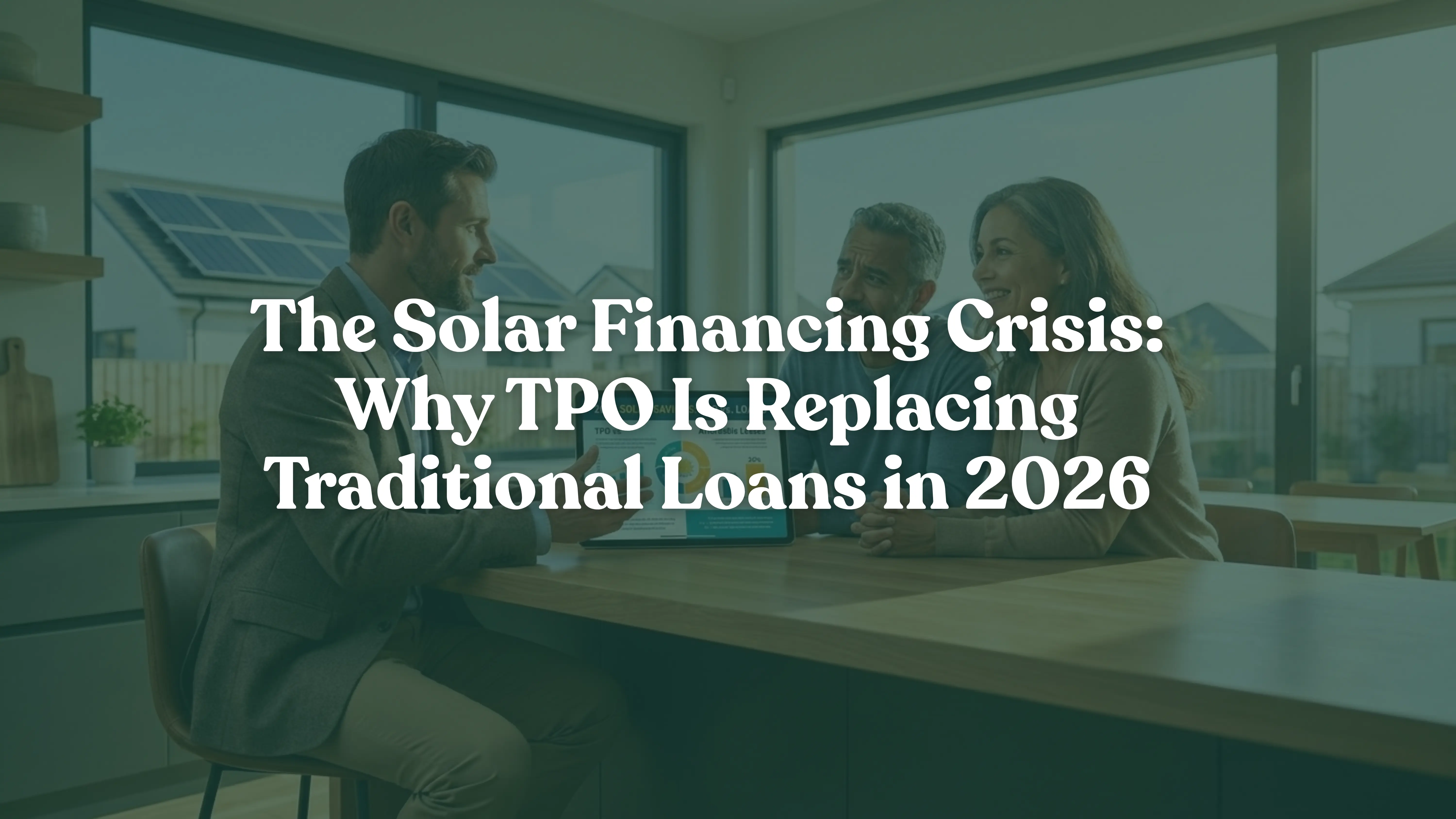 solar financing 2026 market share comparison between loans and TPO options