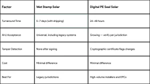 Wet Stamp vs. Digital PE Seal