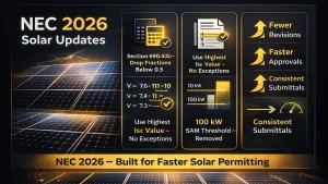 NEC 2026 Solar Updates