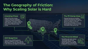 scale solar installation multiple states PE stamp requirements map US