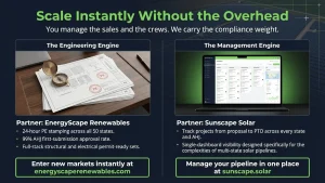 f you're a solar installer or EPC ready to expand beyond your home state, EnergyScape Renewables is the engineering partner built for exactly this. 