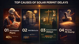 Causes of Solar Permit Delays in 2026