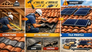 Tile Roof Solar Installation