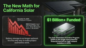 SGIP for solar installers — California battery storage incentive guide 2026