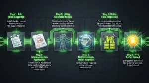 solar PTO process steps for US installers