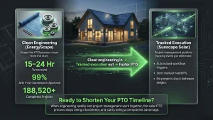 permission to operate solar workflow EnergyScape Sunscape