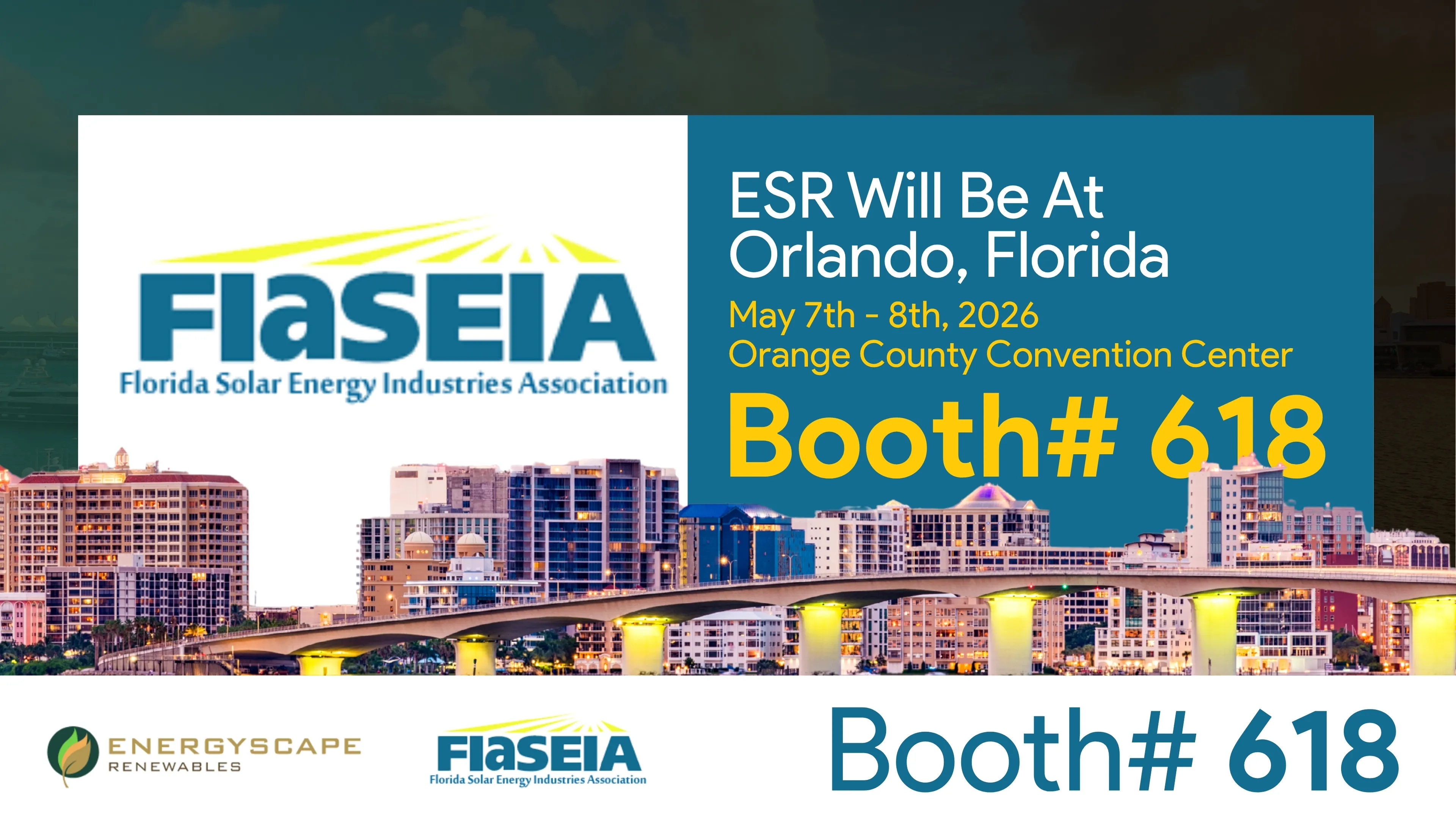 ESR Will Be at FLASEIA 2026. Meet us at Booth# 618
