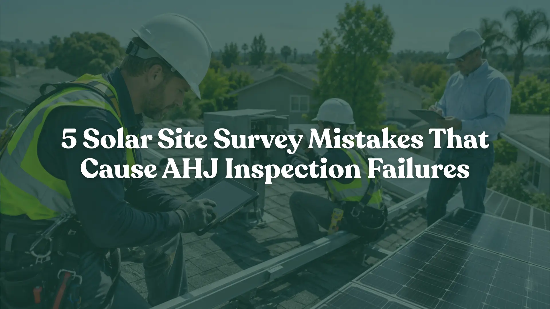Solar site survey specialists performing rooftop measurements, electrical service evaluation, and digital documentation for residential solar projects. High-quality solar permitting, AHJ-ready inspections, NEC compliance, solar engineering, permit plan sets, and site survey services help streamline solar installation approvals across the United States.