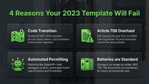 Four things converged this year, and together they explain the jump from a 7-document PV set to a 12-document package.