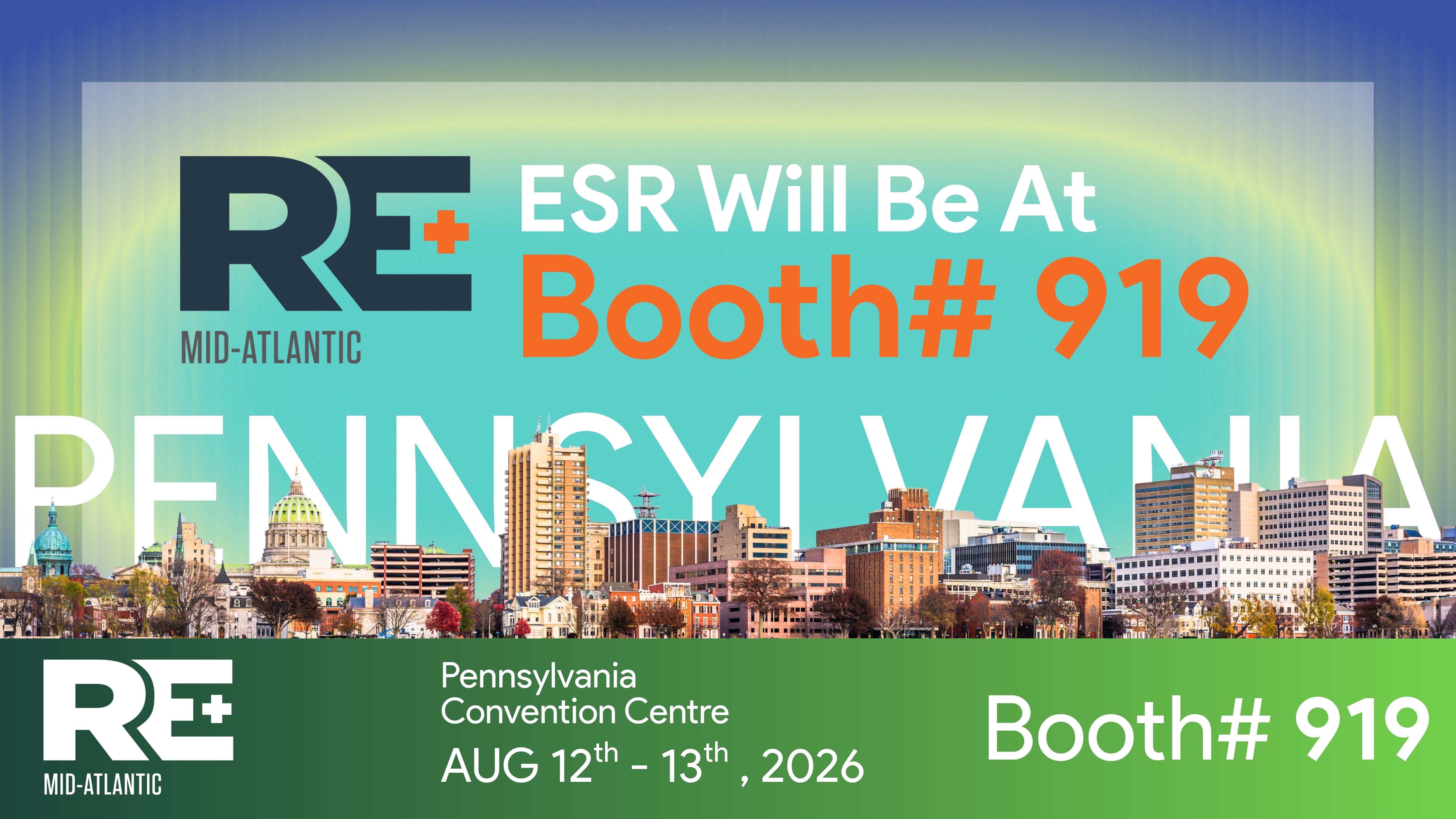 Meet Us At RE+ Mid ATlantic 2026 at Booth# 919