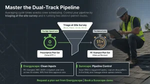 Comparison chart of instant approval versus manual plan review timelines in SolarAPP+ states 2026
