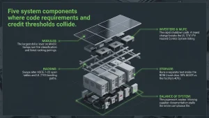 Solar modules, inverter, racking and battery storage labeled for FEOC compliant solar equipment sourcing